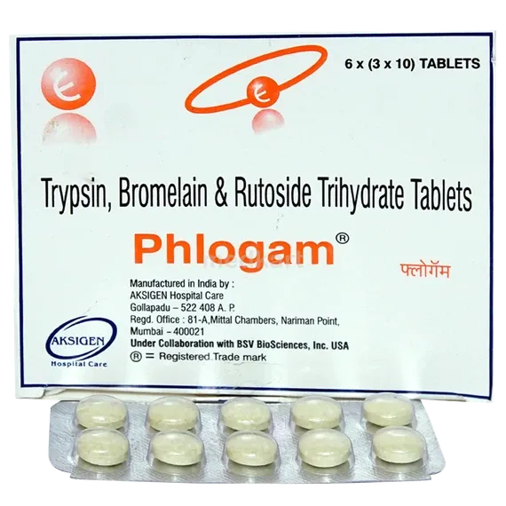 phlogam tablet 10's